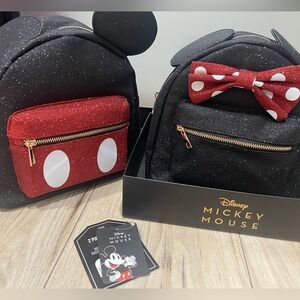 ✨Set of Disney Minnie and Mickey Backpacks✨